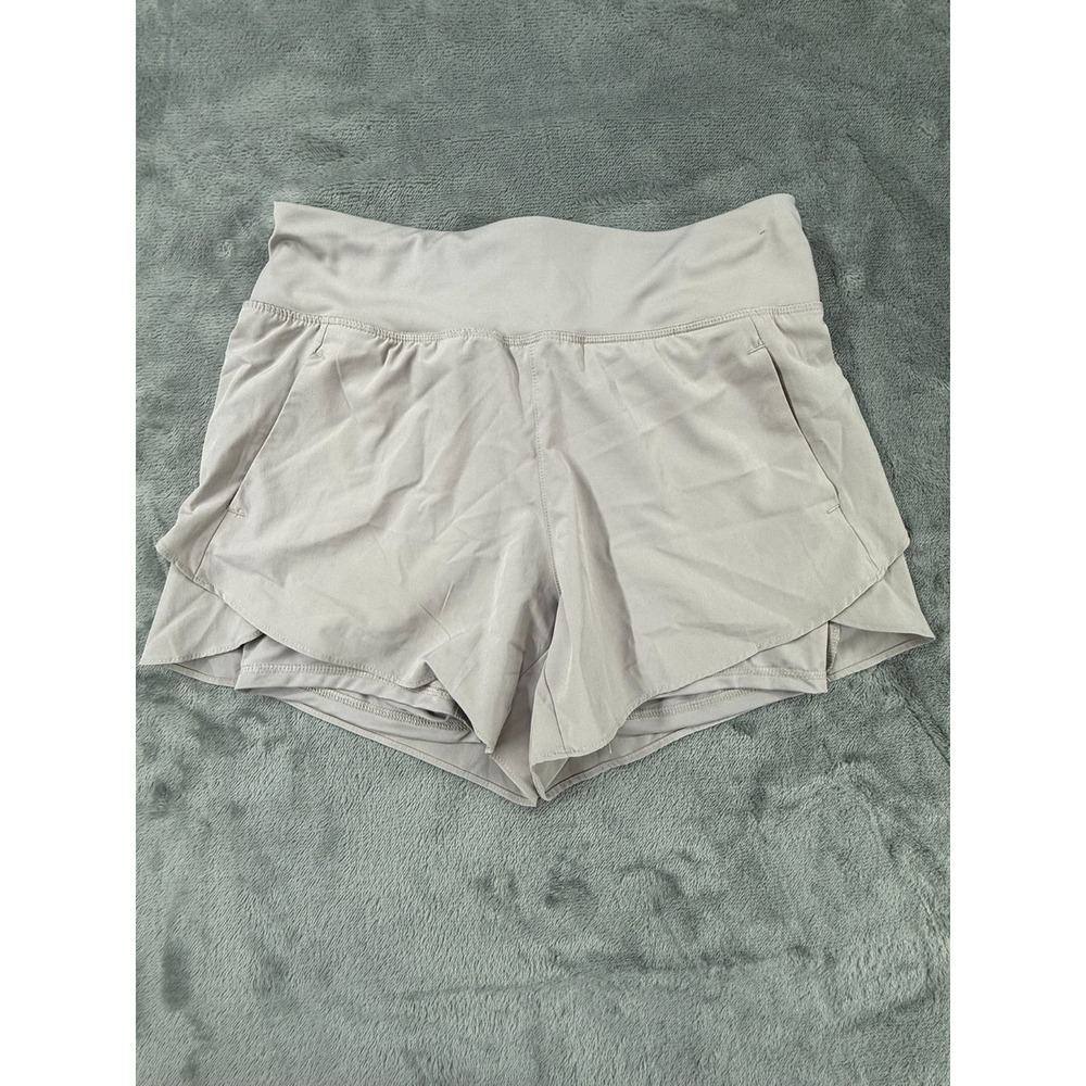 WOMENS AVIA LITE PURPLE ATHLETIC SHORTS WITH LINER SIZE SMALL (4-6) RN3#52469